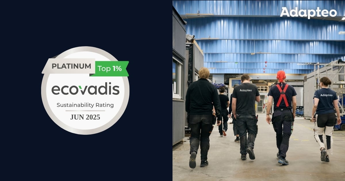 Adapteolle EcoVadiksen Platinum -tunnustus